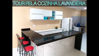 TOUR Pela Minha Cozinha lavanderia  COMPLETO [upl. by Lianna]