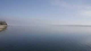 Time lapse of Tacoma Narrows bridge in the fog taken from the Fox Island pier Wa State [upl. by Saretta]