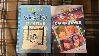 Diary of a Wimpy Kid Cabin Fever Special Disney Cover Edition Overview  Comparison [upl. by Holtorf]