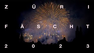 Zürich Fest  Züri Fäscht 2023 Das grosse Feuerwerk von Freitag mit Pop und Rock [upl. by Aniakudo]