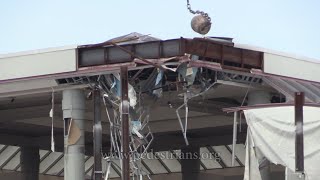 Landmark Mall Demolition Part 4 Wrecking Ball [upl. by Junius]