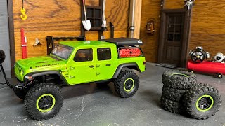 New Axial Scx24 Jeep Gladiator Version 2 [upl. by Ynnohj]