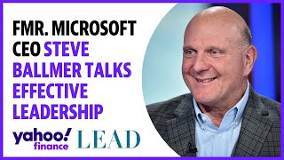 Former Microsoft CEO Steve Ballmer says being a good listener is key to leadership [upl. by Neala]