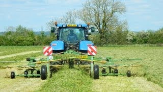 Silage 2012 Raking Up The Grass [upl. by Adaliah255]