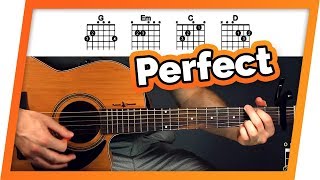 Perfect Guitar Tutorial Ed Sheeran Easy Chords Guitar Lesson [upl. by Gerianne]