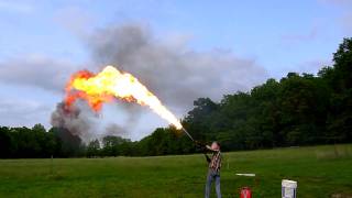 How To Make DIY Flamethrower Pressure Washer [upl. by Clevie]