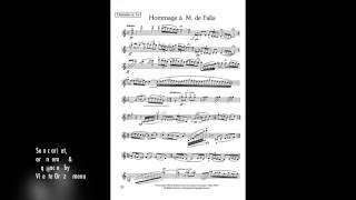 Kovacs Hommage à M de Falla  Arr for clarinet and orchestra Vicente Ortiz Gimeno [upl. by Sabba]