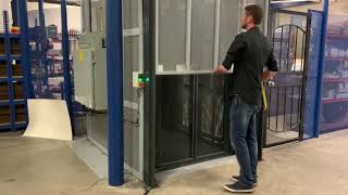 Mezzanine Vertical Lift Dumbwaiter Material Handling [upl. by Sofer]