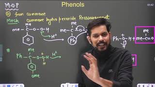 Alcohols Ethers and Phenols । Class12 L4  Complete Phenols pankaj sir [upl. by Elnukeda]