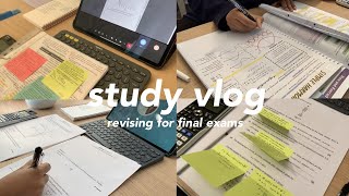 Study vlog  Revising for final exams and a Korean study planner [upl. by Lalad]