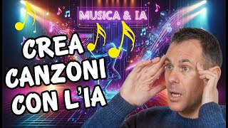 Come creare CANZONI e MUSICA gratis grazie allIntelligenza Artificiale Tutorial Suno Ai [upl. by Lenard]