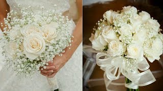 How to Arrange A Bridal Bouquet  DIY wedding bouquet  fresh flower bouquet for wedding [upl. by Christal178]