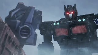 Transformers The Last Knight 2017  Nemesis Prime vs Bumblebee  Only Action 4K [upl. by Htes]