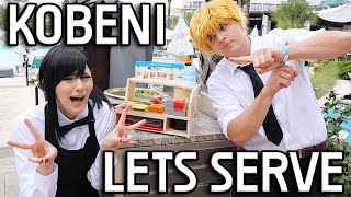 Denji forces Kobeni to SERVE  Chainsaw Man IRL ft meggiicosplay [upl. by Ainnek]