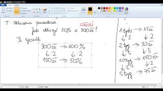 Obliczenia procentowe  część 1 teoria klasa 6 [upl. by Dom]