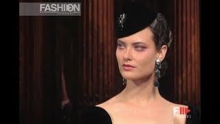 YVES SAINT LAURENT Fall 2001 Haute Couture Paris  Fashion Channel [upl. by Shandra]