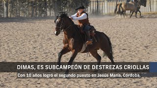 Destrezas criollas Con 10 años Dimas logró el subcampeonato nacional en Jesús María [upl. by Kiran]