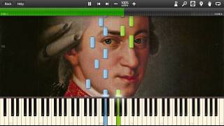 WA Mozart  Piano Sonata No 16 K545  Synthesia Piano Tutorial [upl. by Asit883]