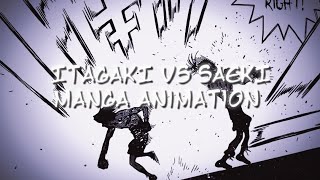 ITAGAKI VS SAEKI MADE WITH CAPCUT MANGA ANIMATION MOVE YO BODY [upl. by Hako]