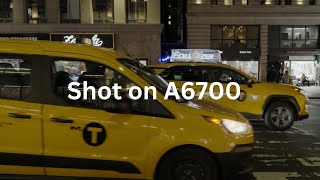 Sony a6700 Cinematic Street Videography  Low Light All Handheld Shooting [upl. by Noiroc627]