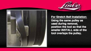 Lisle 59370 Stretch Belt RemoverInstaller  Lisle Corporation [upl. by Meeks418]