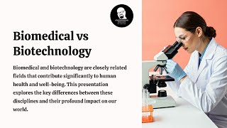 Biomedical Vs Biotechnology difference ATHEENAPANDIANBIOMEDICAL [upl. by Norraj528]