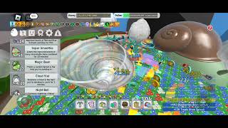 Roblox Bee swarm simulator Sprout party at Stump field [upl. by Nos]