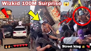 Wizkid Surprise Kids With 100Million Naira in Surulere 😱 Lagos Streets For Christmas [upl. by Coridon]