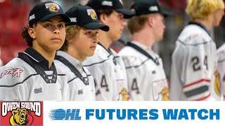 2024 OHL Futures Watch  Owen Sound Attack [upl. by Annaeerb]