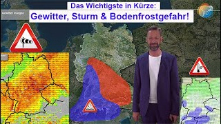 Das Wichtigste in Kürze SommerEnde amp HerbstAuftakt mit Sturm viel Regen amp Bodenfrostgefahr [upl. by Alves]