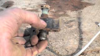 Antique gas furnace cleaning the burners and pilot part 4 [upl. by Krys]