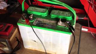 Lead Acid Battery Desulfation Using Epsom Salt After Overnight Full Charge Part 4 of 6 [upl. by Ocsecnarf]