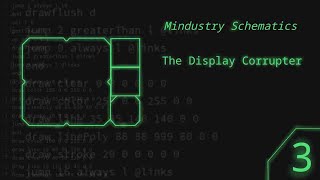 Mindustry Schematics ep 3  The Display Corrupter [upl. by Aicekal]