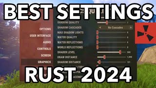 Best Rust Settings For Low End PCs 2024 [upl. by Calvano]