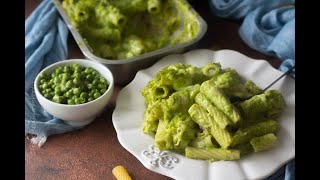 RIGATONI AL FORNO CON CREMA DI PISELLI [upl. by Kensell177]