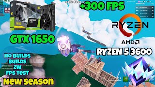 Fortnite FPS TEST on GTX 1650 and RYZEN 5 3600Performance Mode1080benchmark32 gb ram Chapter 5 [upl. by Stan]