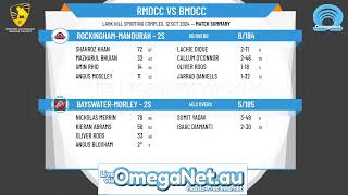 RockinghamMandurah  2s v BayswaterMorley  2s [upl. by Arytahs234]