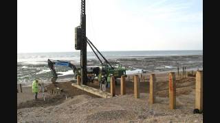 Timber Groyne Construction [upl. by Thistle]