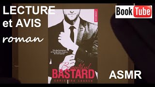 ASMR français  Lecture et avis roman  Beautiful bastard tome 1  Booktube  audiotube [upl. by Anehc30]