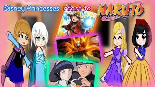 Disney Princesses react to Naruto Uzumaki  gacha react [upl. by Igor]