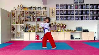 Poomsae 1 Ehlel taekwondo club Mongolia 2023 [upl. by Anavoig125]