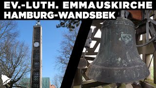 HamburgWandsbek  Evluth Emmauskirche  Präsentation von Kirche und Geläut [upl. by Rider]