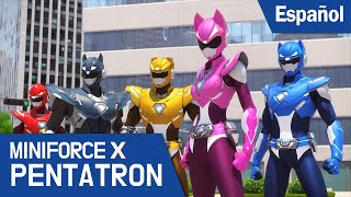 MiniforceX PENTATRON ep18 Sombra en la neblina Español Latino [upl. by Ecitsuj]