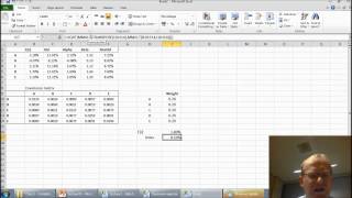 Optimal portfolios with Excel Solver [upl. by Dannie102]