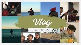 Final haftasına girerkene vlog  Kütüphanede sabahladık [upl. by Buttaro]