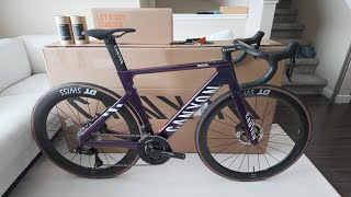 2024 Canyon Aeroad CFR Di2 Unboxing and Assembly [upl. by Arinayed]