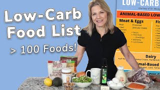 What Can You Eat on a Low Carb Diet Full Food List [upl. by Noskcaj]