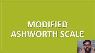 How To Use Modified Ashworth Scale [upl. by Jamin]