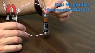 KampJ Magnetics  Homopolar Motor Demonstrations [upl. by Elinad78]