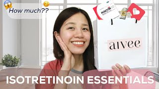 the aivee clinic skin care products review 2021  products to use while on isotretinoin [upl. by Assela]